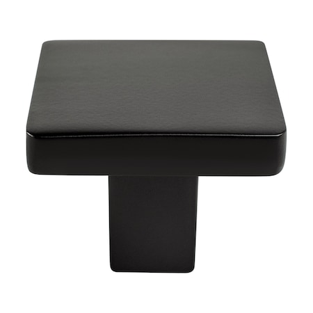 Berenson Contemporary Advantage One Matte Black Square Knob 0951-1055-P